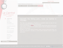 Tablet Screenshot of le-central-trouville.com